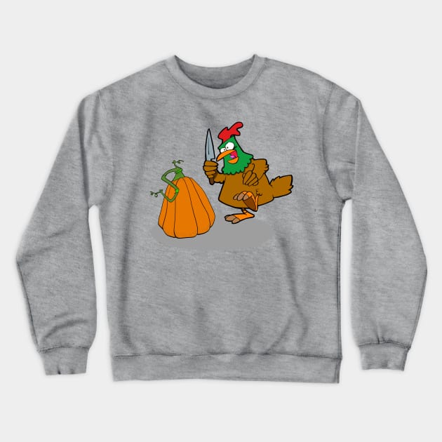 Carving Chicken Crewneck Sweatshirt by RichCameron